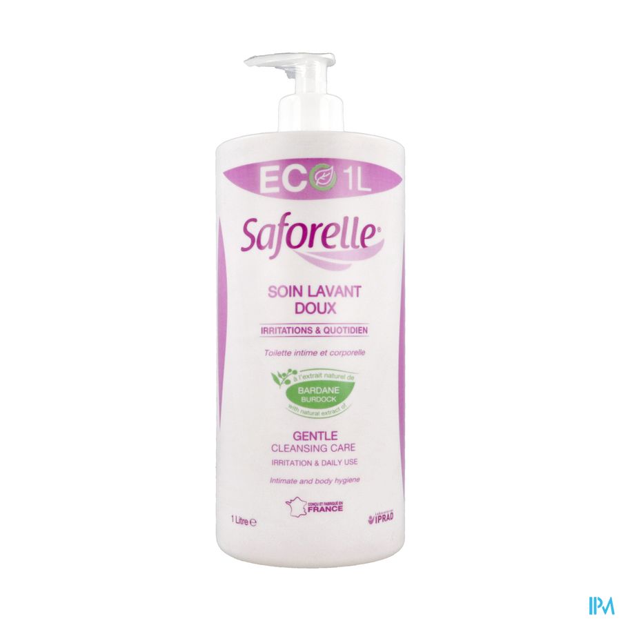 Saforelle Soin Lavant Doux Sol Fl Pompe 1l