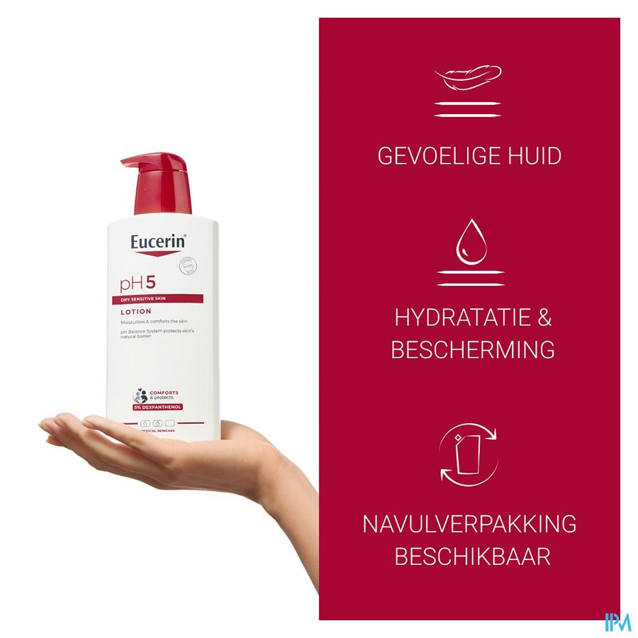 pH5 Lait Corporel Peau Sèche et Sensible avec pompe 400ml