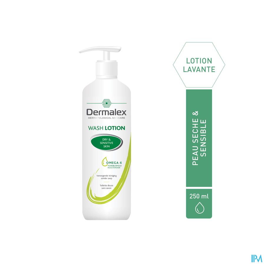 Dermalex® Lotion Lavante Hydratante - Peau Seche Et Sensible - 250ml