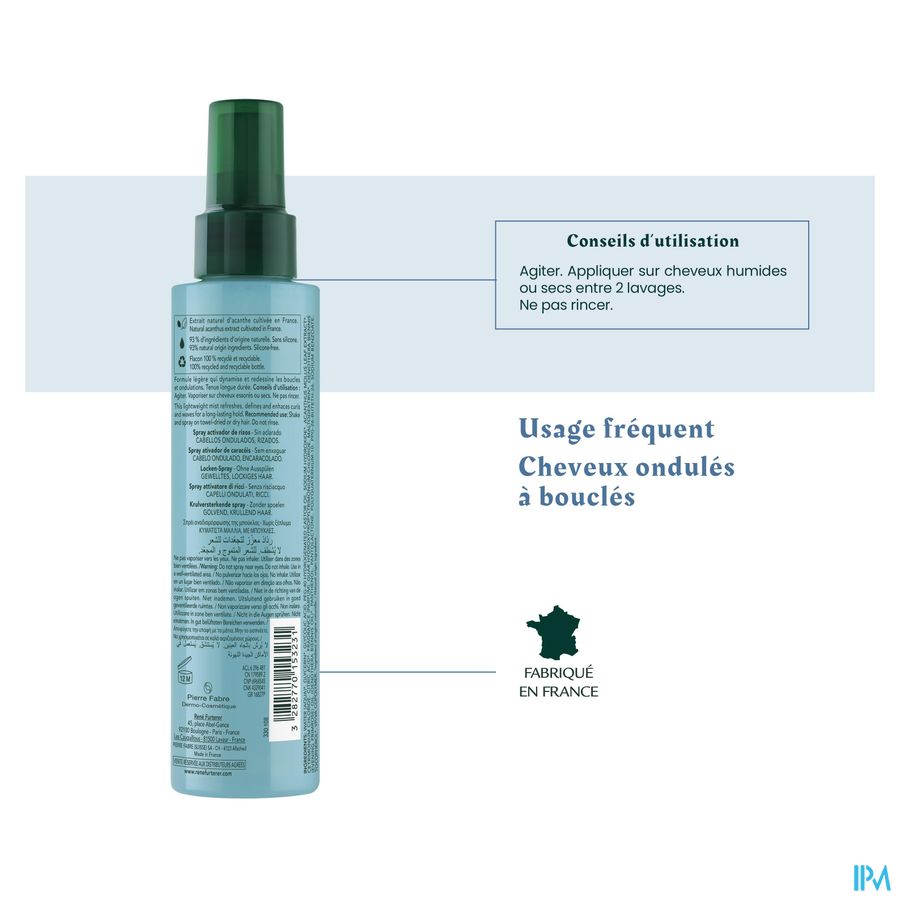 René Furterer Spray cheveux bouclés - SUBLIME CURL