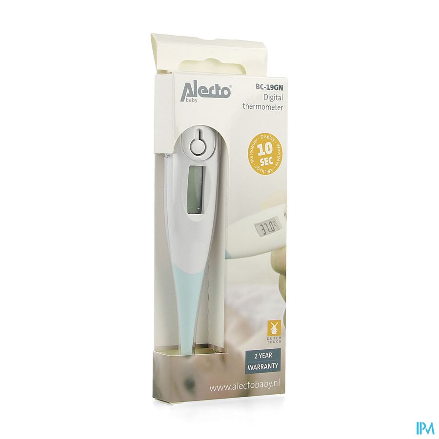 Alecto Thermometre Digital Vert