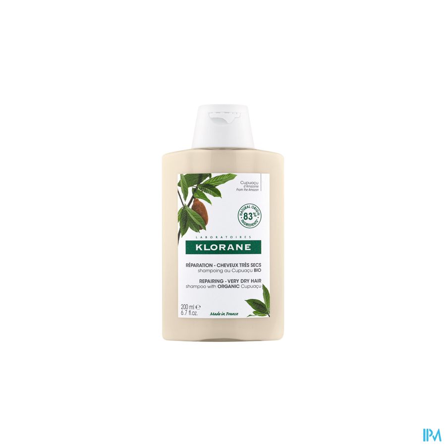 Klorane - Shampoing Réparation au Cupuaçu BIO - Cheveux très secs
