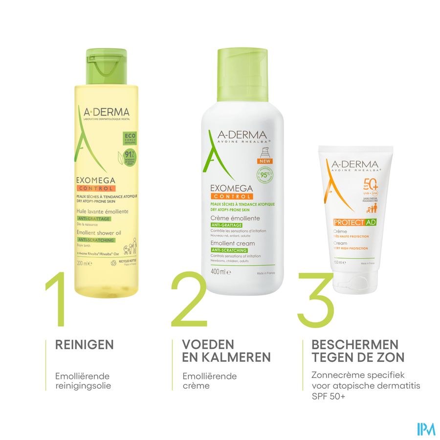 A-DERMA - A-DERMA PROTECT AD CREME SOLAIRE SPF50+ - A-DERMA PROTECT