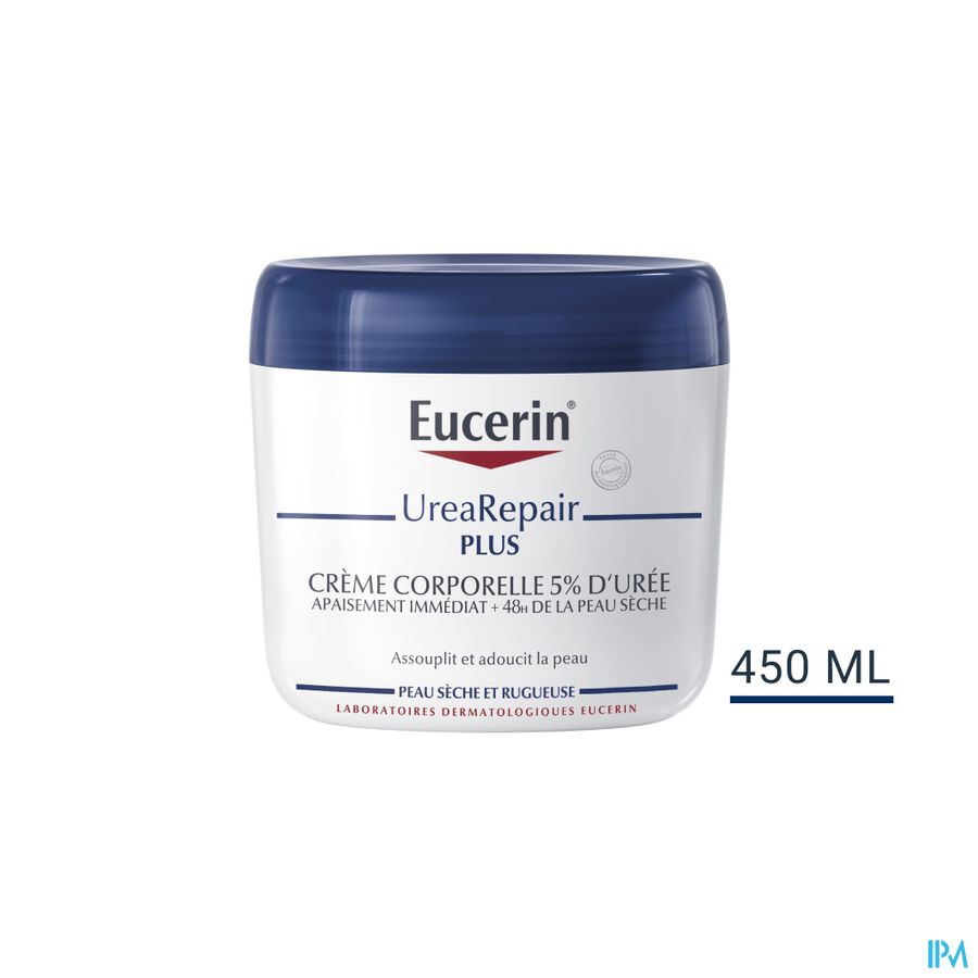 UreaRepair Plus Crème Corporelle 5% d'Urée Peau Sèche et Rugueuse Pot 450ml