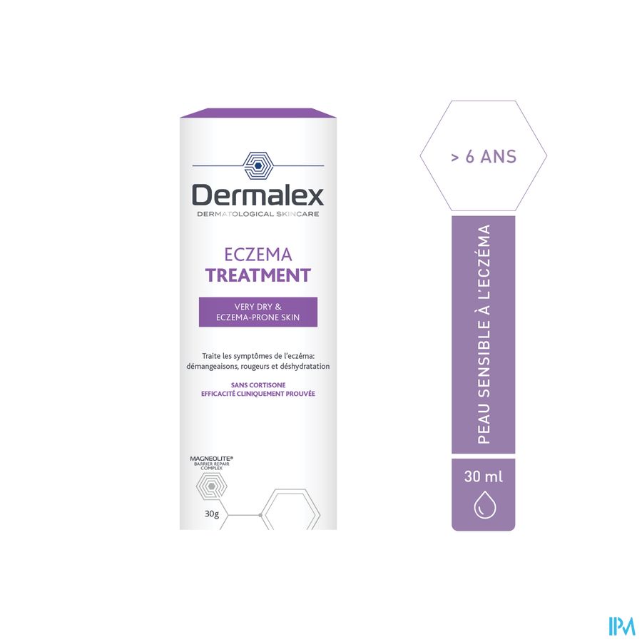Dermalex® Eczema - Sans Cortisone - 30Gml- A Partir De 6 Ans