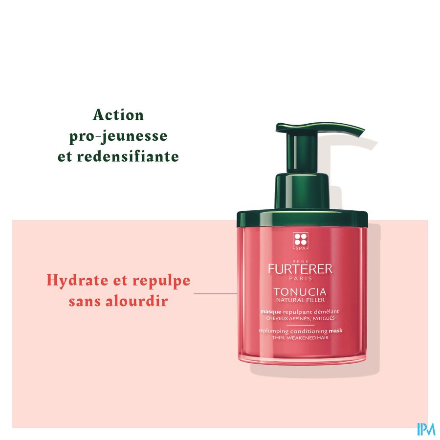 René Furterer - Masque repulpant démêlant - Masque densifiant pro-jeunesse - TONUCIA NATURAL FILLER