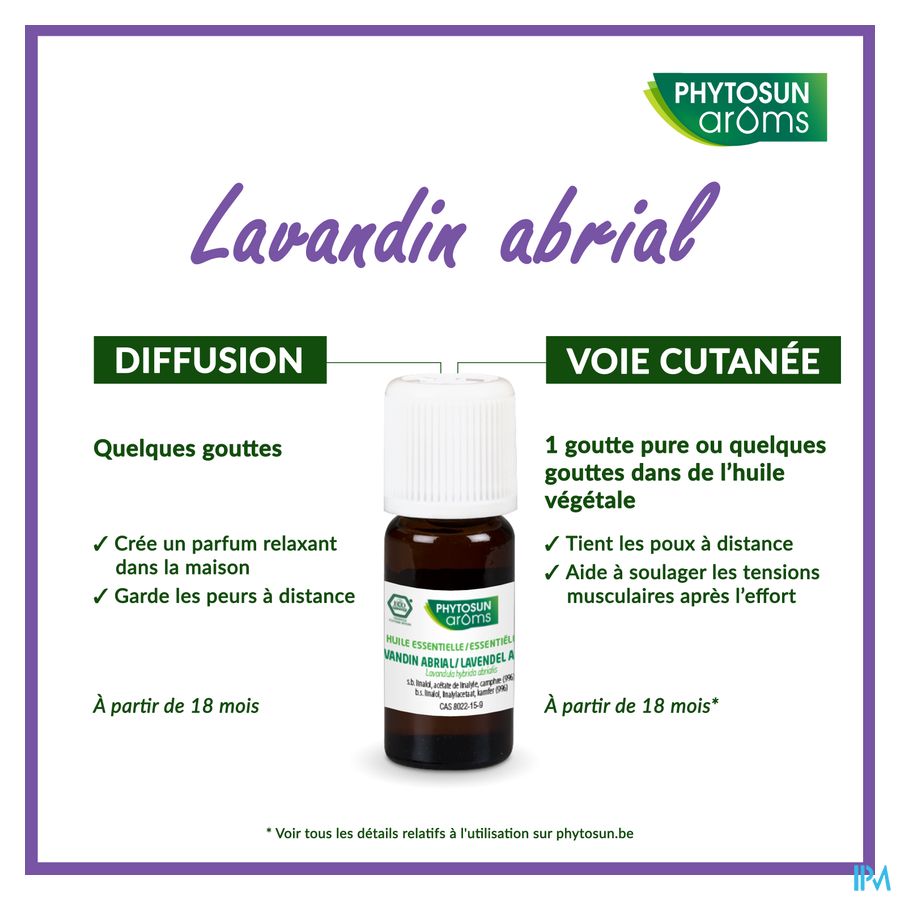 Phytosun® Lavandin Abrialis Bio 10ml Be2