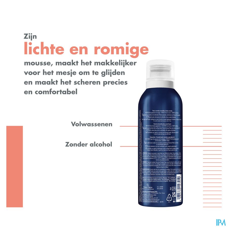 Eau Thermale Avène - MEN Mousse à raser peaux sensibles