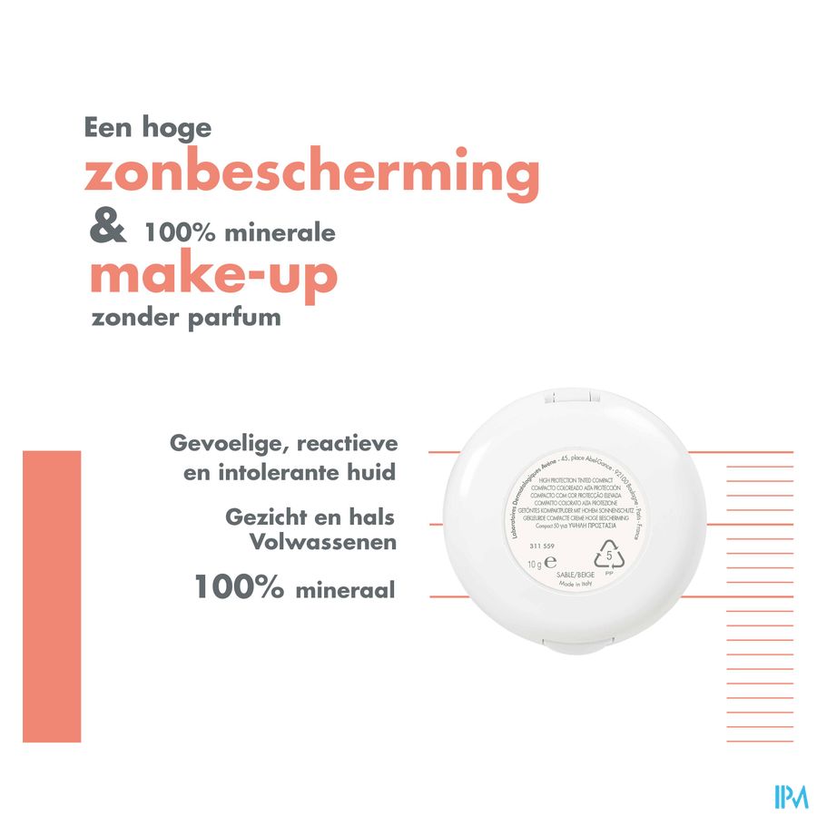 Eau Thermale Avène - Haute protection Compact teinté Doré SPF 50