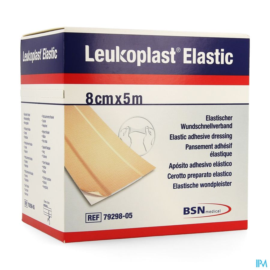 Leukoplast Elastic 5mx8cm 1