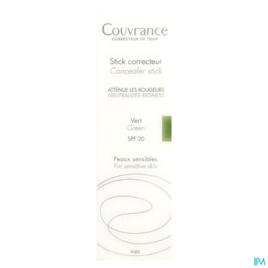 Eau Thermale Avène COUVRANCE Stick Correcteur vert