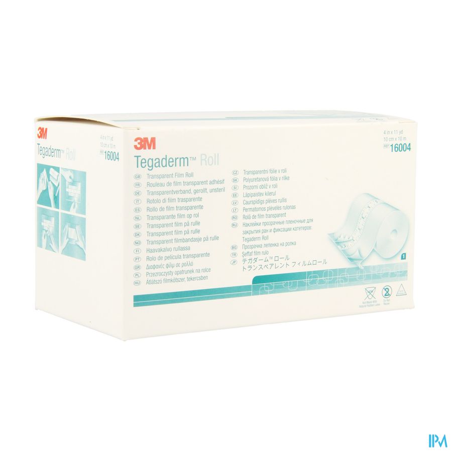 Tegaderm Roll 3m Film Transp. 10cmx10m 1 16004