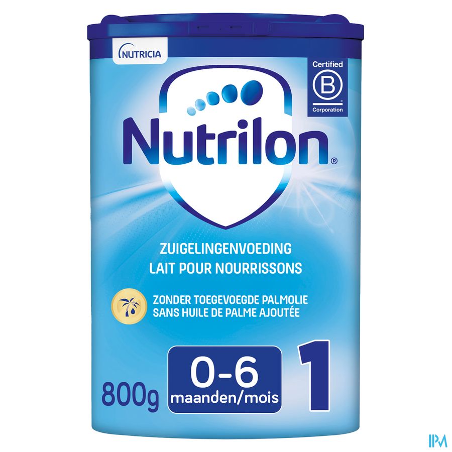 Nutrilon 1 | Lait pour Nourrissons Bébé 0-6 mois  | Lait en Poudre pour Biberon | Boîte 800g
