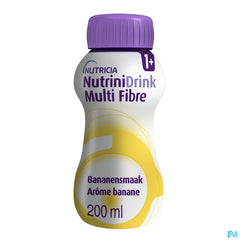 NutriniDrink Multi Fibre Arôme Banane Bouteille 200ml