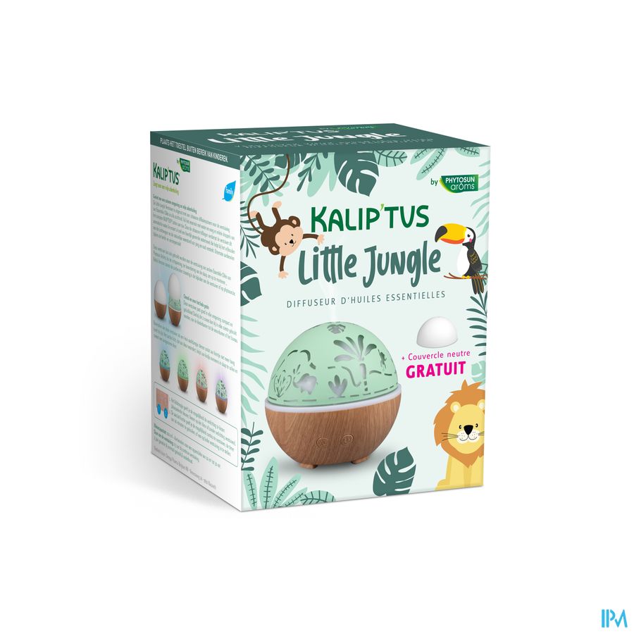 Kalip'tus Little Jungle - Diffuseur Huiles Essentielles – Enfants – 2 couvercles