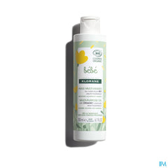 Klorane Huile multi-usages certifiée BIO au Calendula - Corps, siège, cheveux et cuir chevelu - Bébé