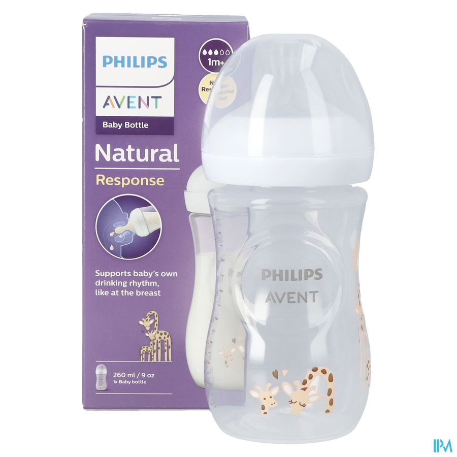 Philips Avent Natural 3.0 Biberon Giraffe 260ml