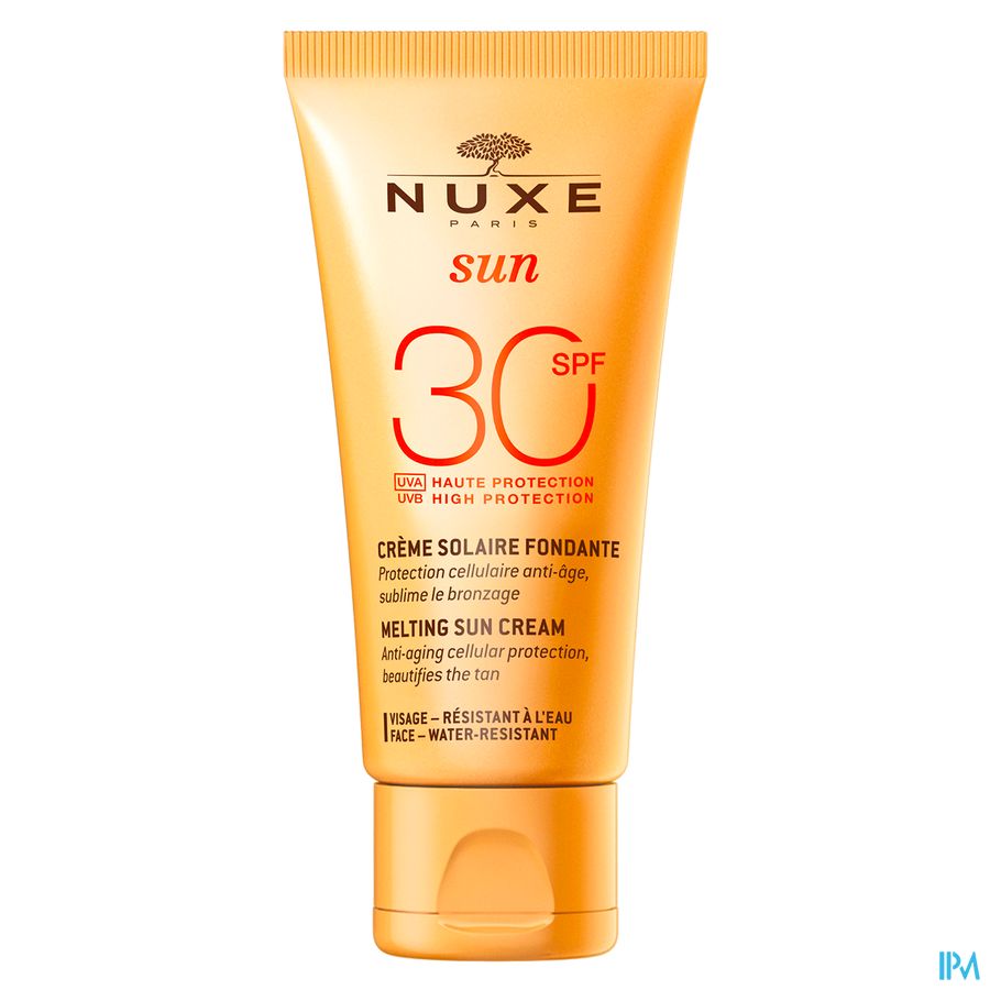 Nuxe Sun Creme Solaire Fondant Ip30 Visage 50ml