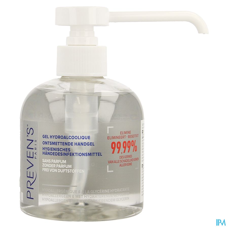 Preven's Gel Mains Hydro Alcool. Fl 300ml + Pompe