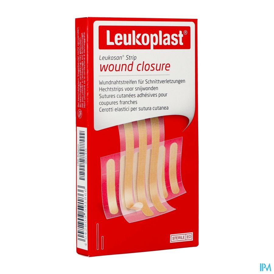 Leukosan Strip Natur. 6x6x38mm+3x6x75mm Leukoplast