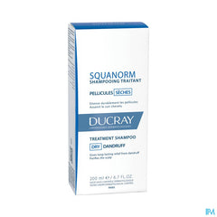 Ducray SQUANORM Shampooing Traitant Pellicules Sèches - Assainit le cuir chevelu
