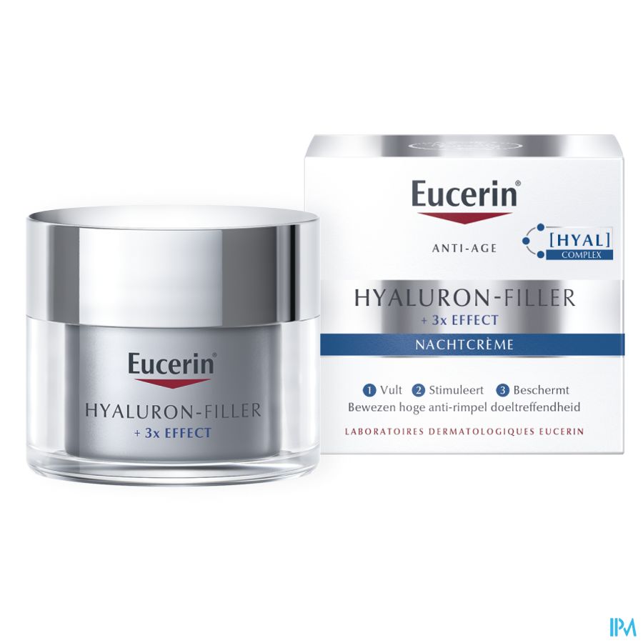 Hyaluron-Filler + 3x Effect Soin de Nuit Anti-Rides & Anti-Âge Pot 50ml