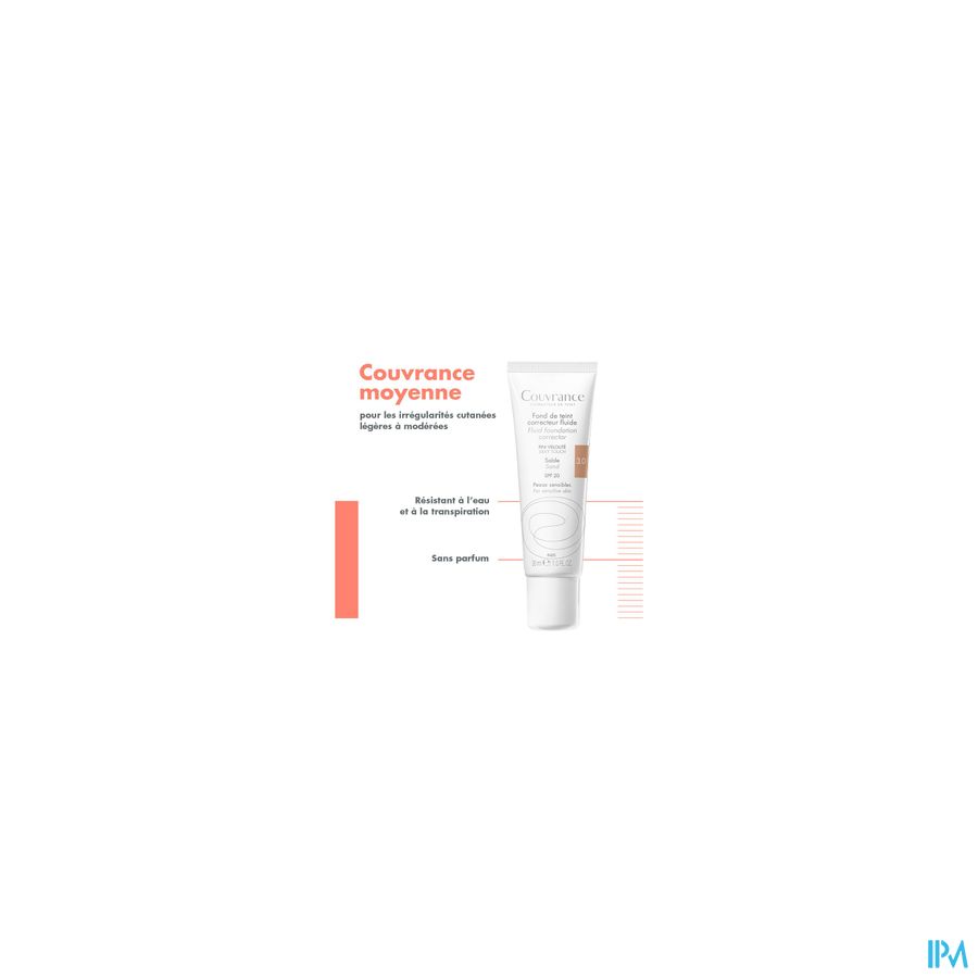 Eau Thermale Avène COUVRANCE Fond de teint correcteur fluide Sable