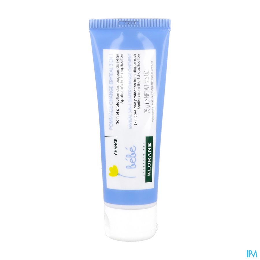 Klorane - Pommade change Eryteal 3 en 1 au Calendula apaisant - Bébé - Change - Siège