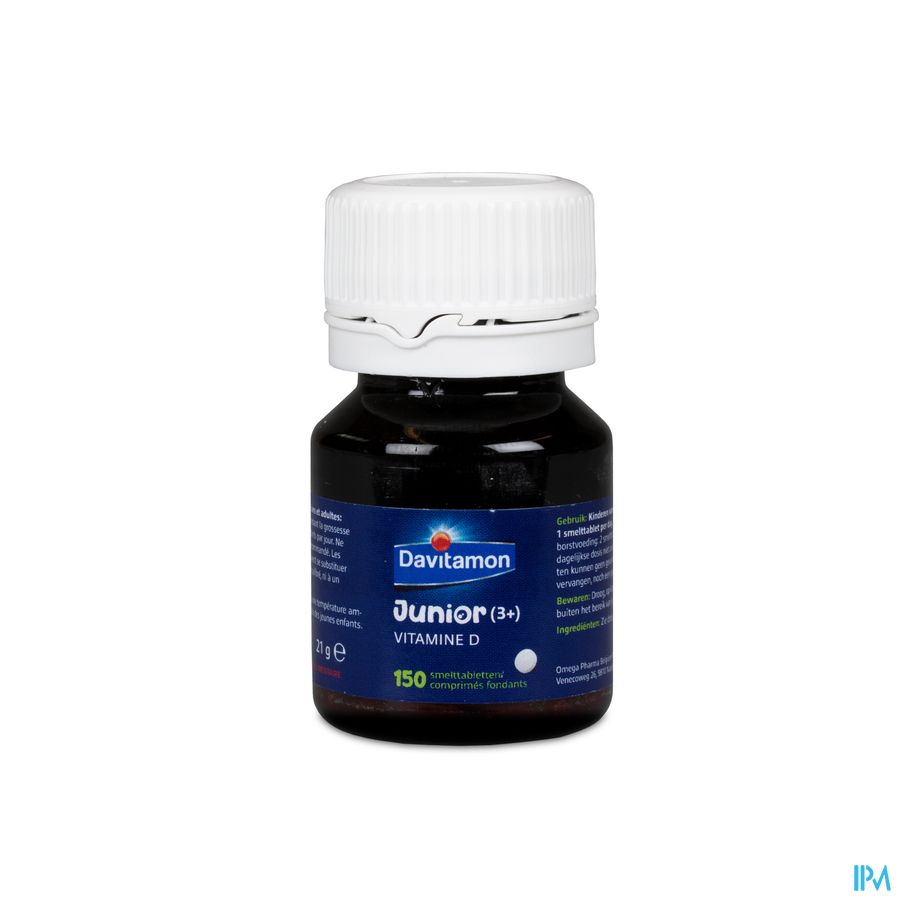 Davitamon® Junior Vitamine D 150 Comprimés À Partir De 3 Ans - Goût Citron