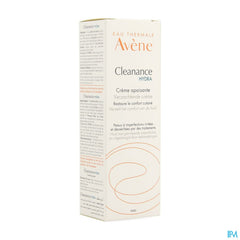 Eau Thermale Avène CLEANANCE HYDRA Crème apaisante - Restaure le confort cutané  - Peaux à imperfections irritées et desséchées par des traitements