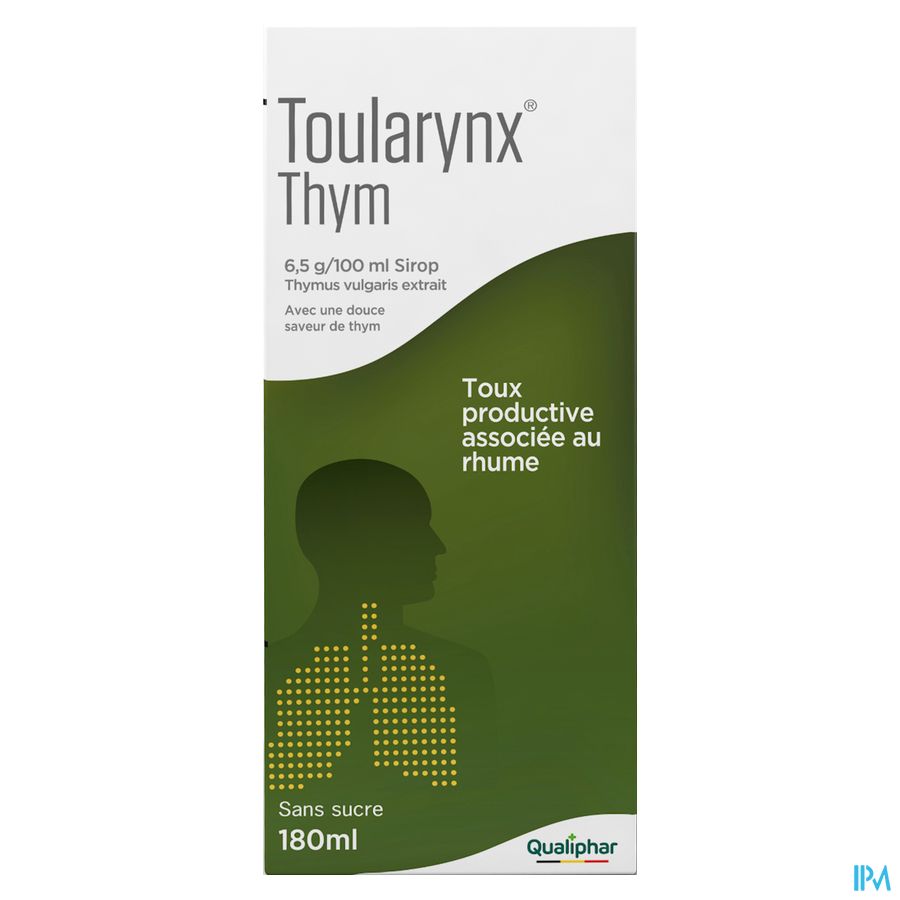 Toularynx Thym 180 ml sirop toux grasse