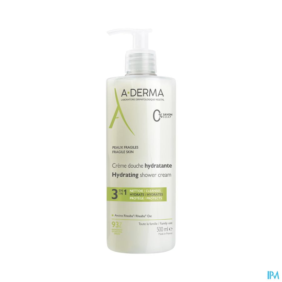 A-DERMA - LES INDISPENSABLES GEL DOUCHE HYDRATANT Peaux fragiles