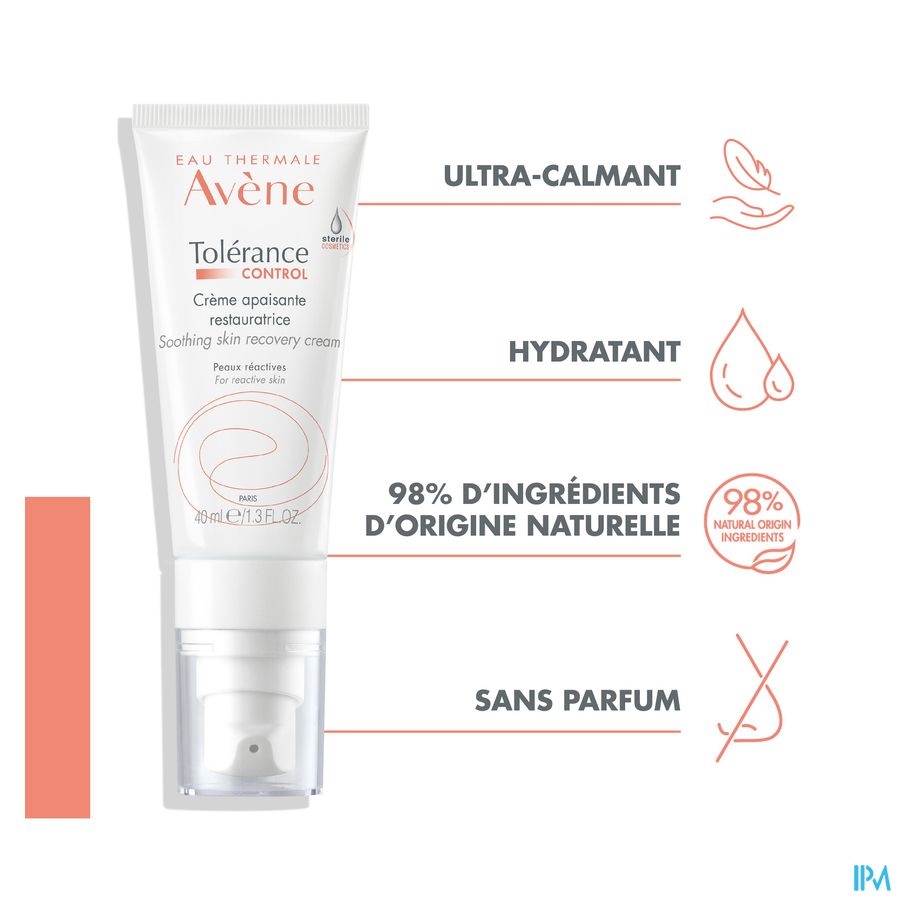 Eau Thermale Avène - Tolérance CONTROL Crème apaisante restauratrice Cosmétique Stérile®