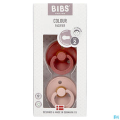 Bibs 2 Sucette Duo Woodchuck Blush