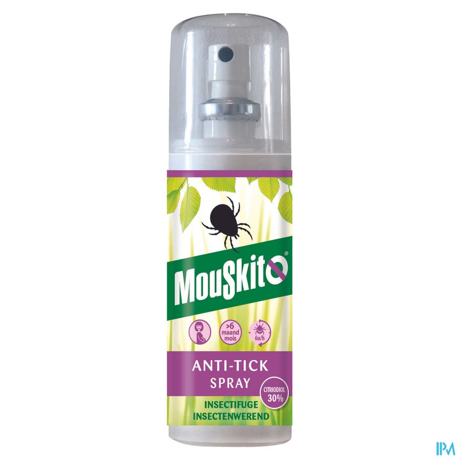 Mouskito Anti-Tick spray 100 ml - Anti-Tiques - Europe - Citriodiol 30 %