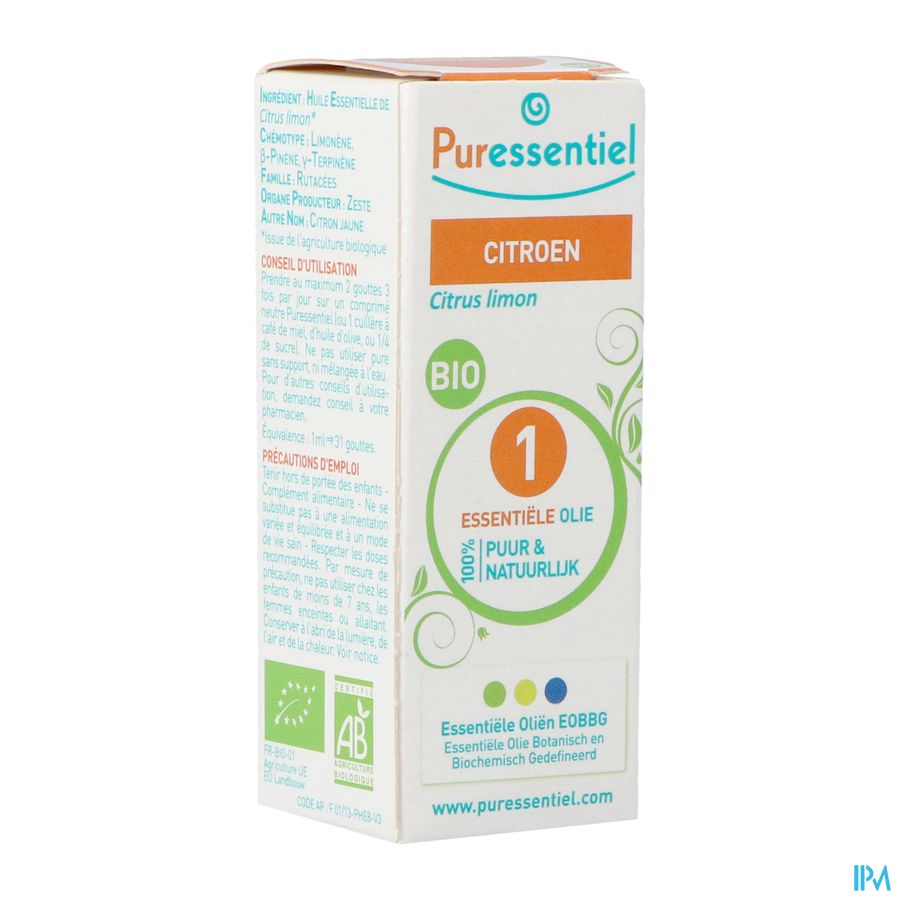 Puressentiel He Citron Bio Expert 10ml