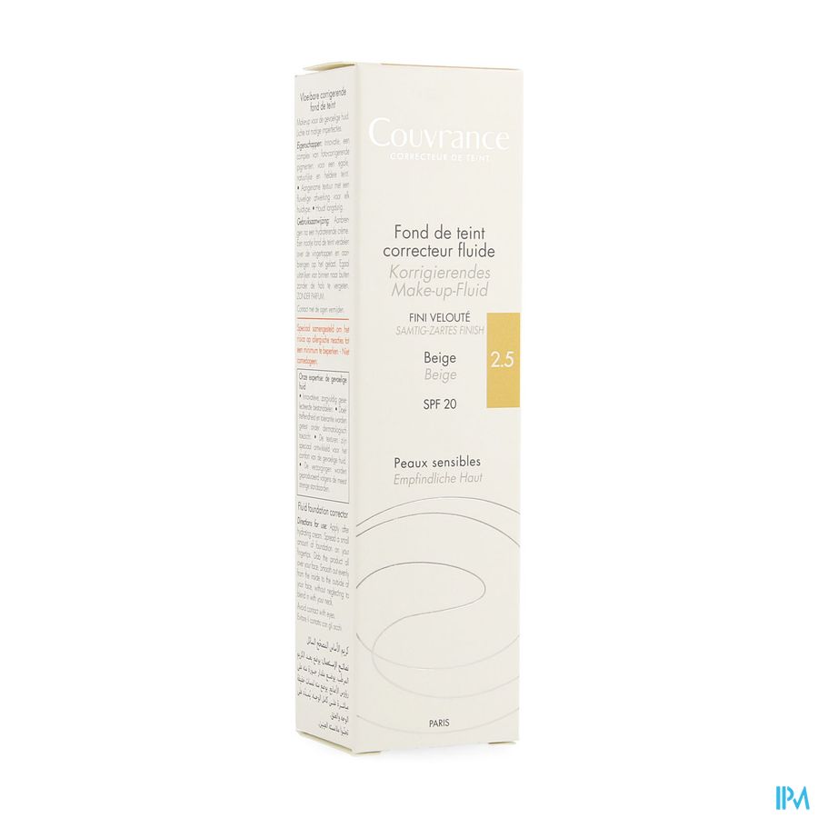 Eau Thermale Avène - Fond de teint correcteur fluide Beige Couvrance