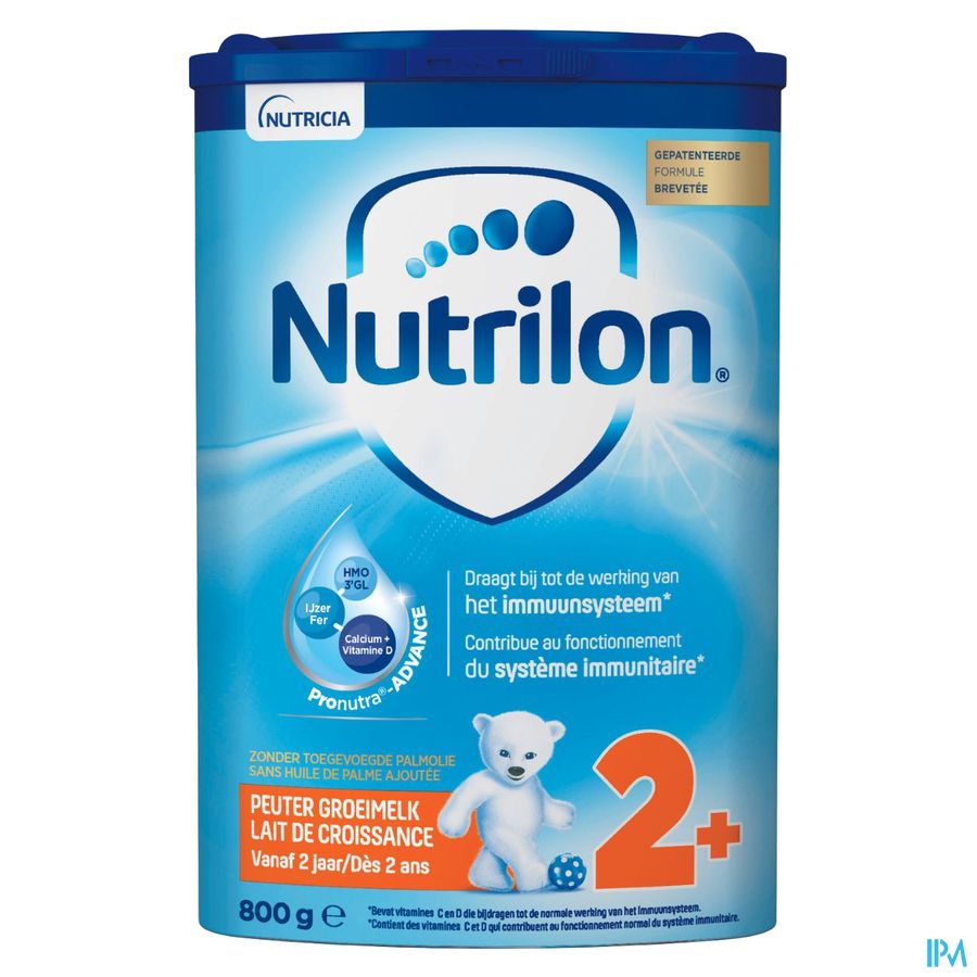 Nutrilon 2+ | Lait De Croissance Enfant dès 2 ans  | Lait en Poudre pour Biberon | Boite 800g