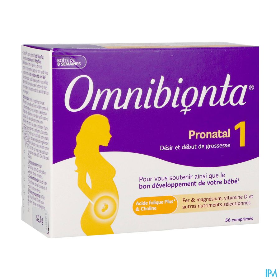 Omnibionta Pronatal 1desir Debut Gross 8sem Comp56