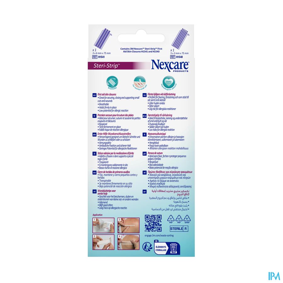 Steri-strip 3m Suture Cutan. Adh Assortiment 8