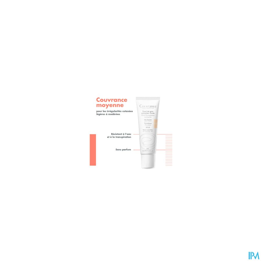 Eau Thermale Avène COUVRANCE Fond de teint fluide porcelaine