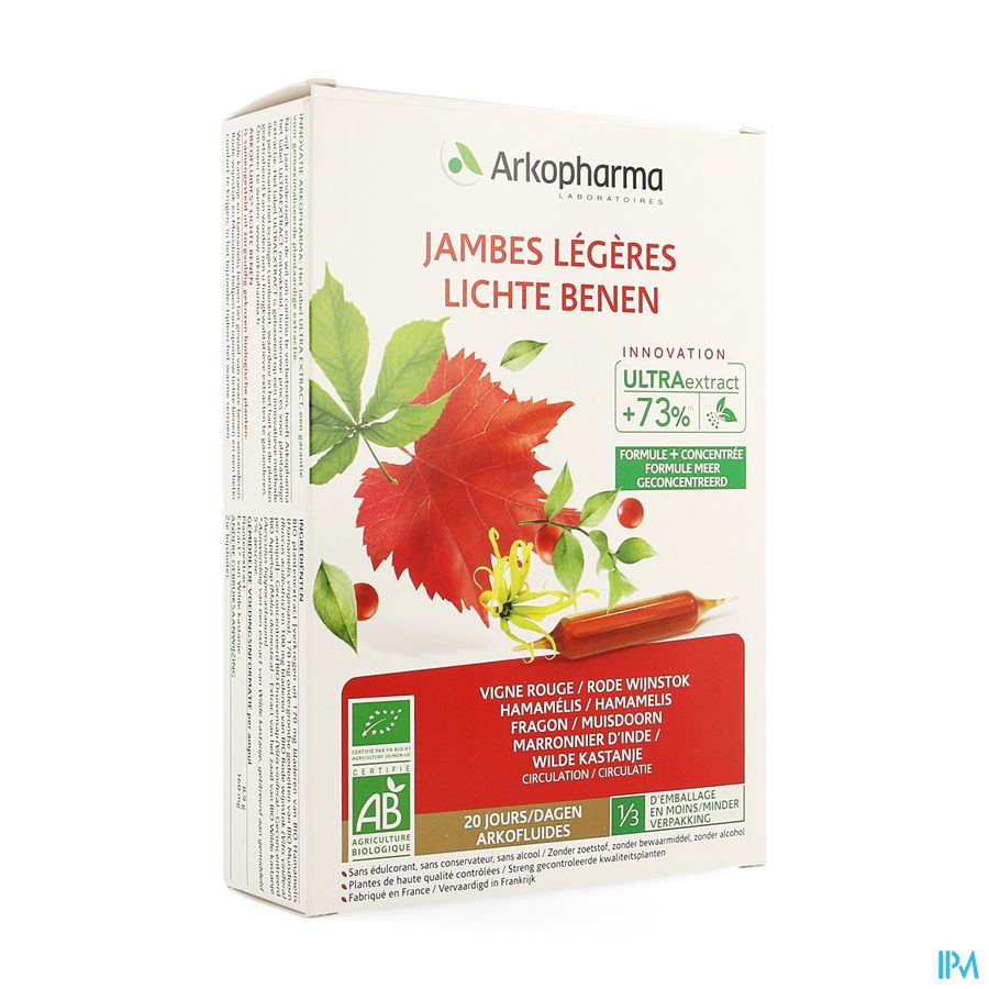 Arkofluide Jambes Legeres Bio Nf Amp 20