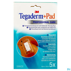 Tegaderm + Pad 3m Transp Steril 9cmx10cm 5 3586p