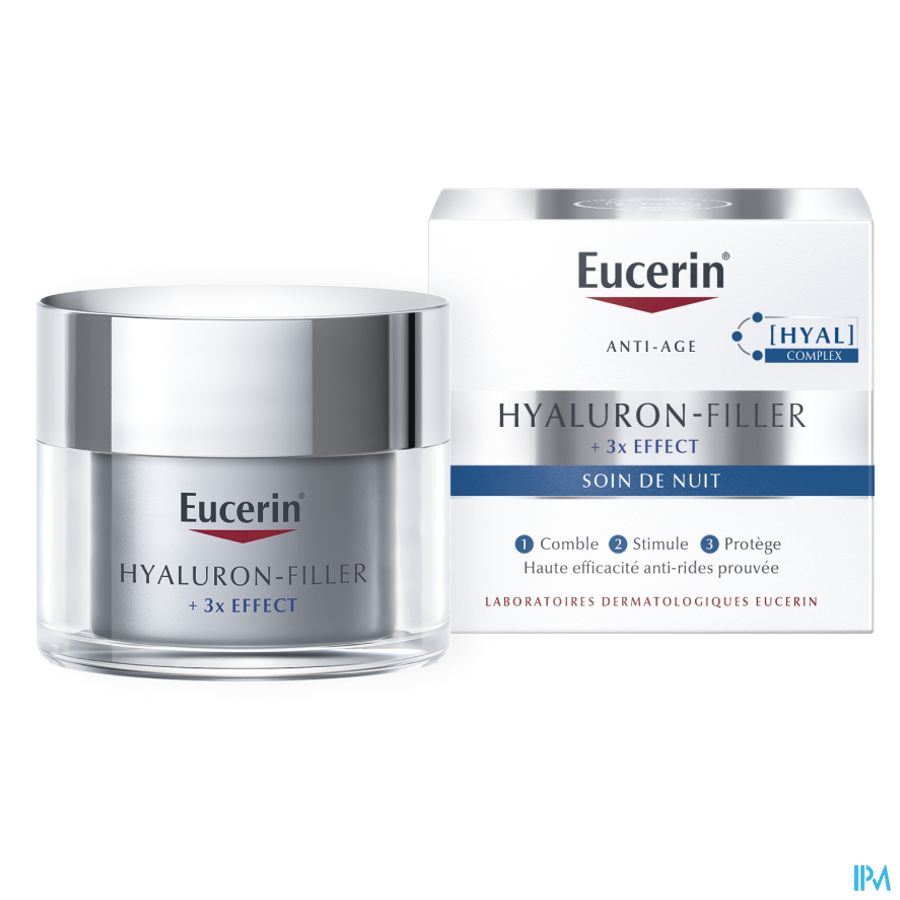 Hyaluron-Filler + 3x Effect Soin de Nuit Anti-Rides & Anti-Âge Pot 50ml