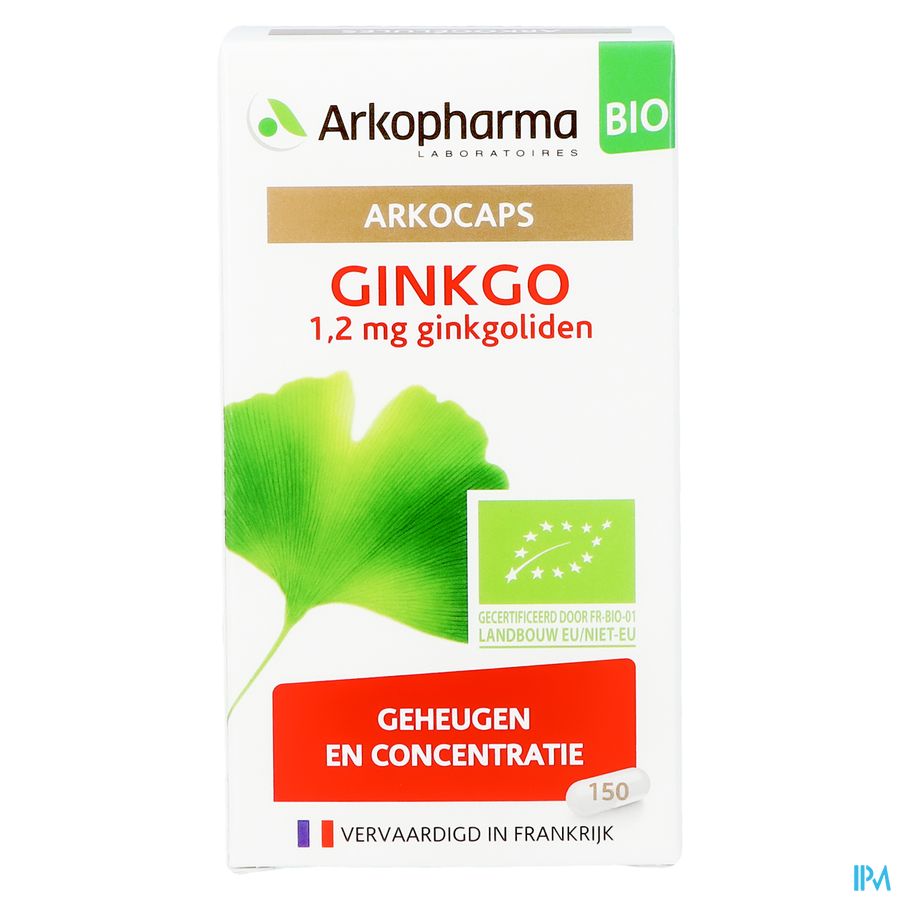 Arkogelules Ginkgo Bio Caps 150