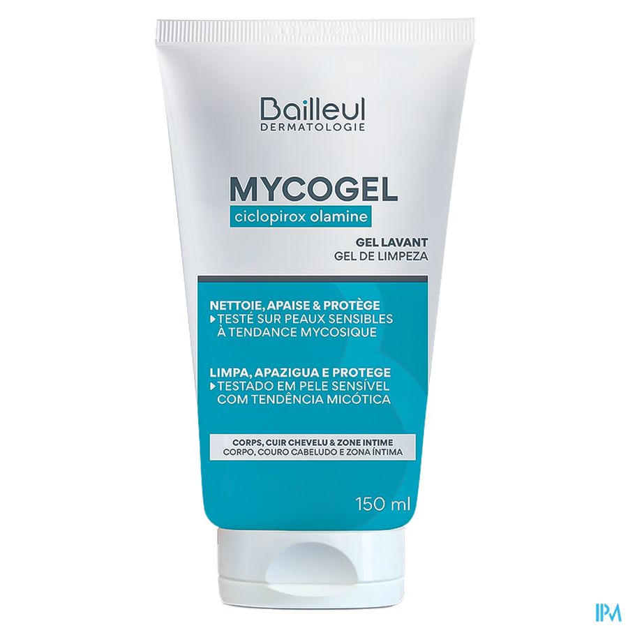 MYCOGEL GEL LAVANT - Ciclopirox olamine