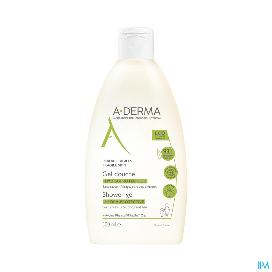 A-DERMA - LES INDISPENSABLES GEL DOUCHE HYDRATANT Peaux fragiles