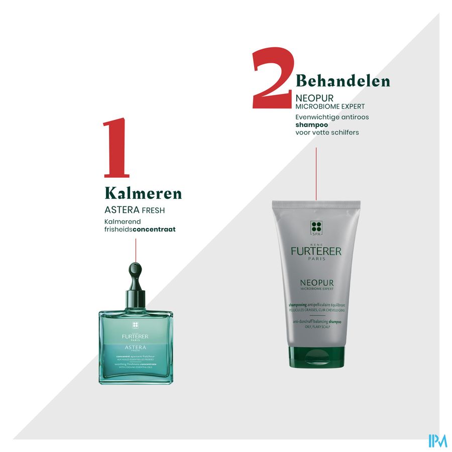 René Furterer Shampooing antipelliculaire pellicules grasse, cuir chevelu gras - Shampoing anti pelliculaire - NEOPUR MICROBIOME EXPERT