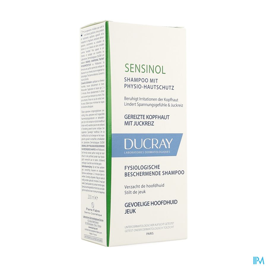 Ducray - Shampooing Physioprotecteur - Shampoing anti-démangeaisons - Sensinol