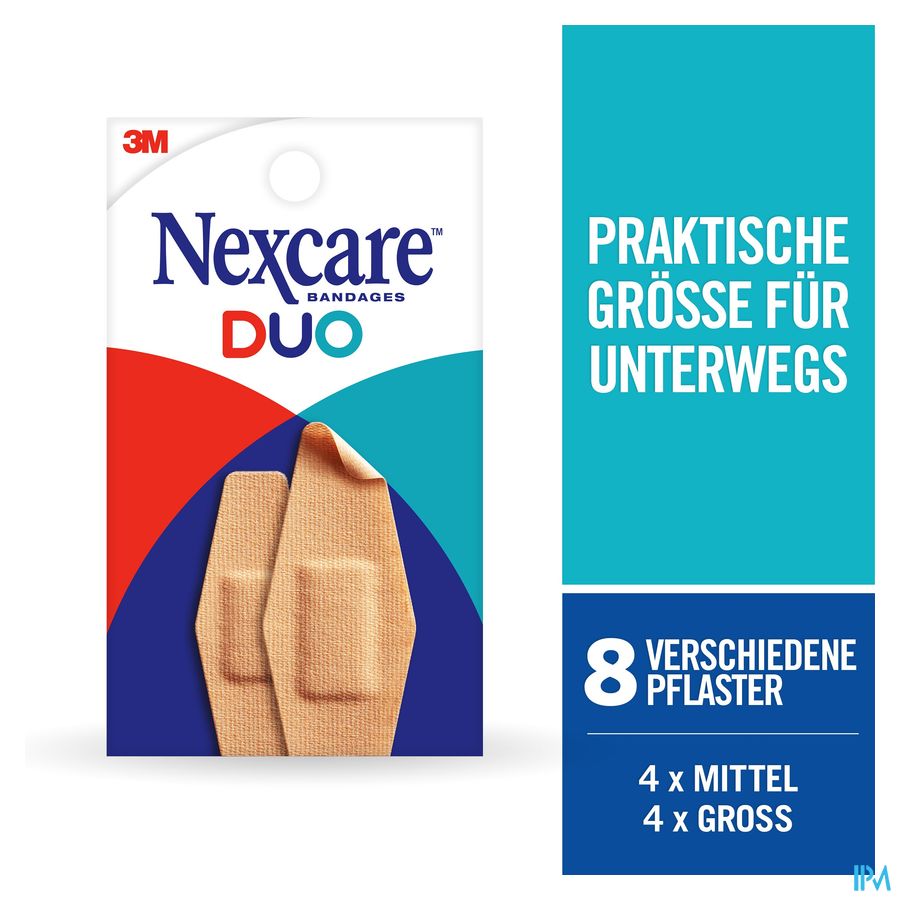Nexcare 3m Duo Pansement Assortiment 8